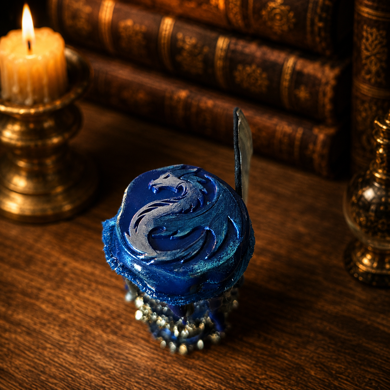 Dragon Frost Decorative Potion Bottle Prop | Dragoncore Fantasy Decor