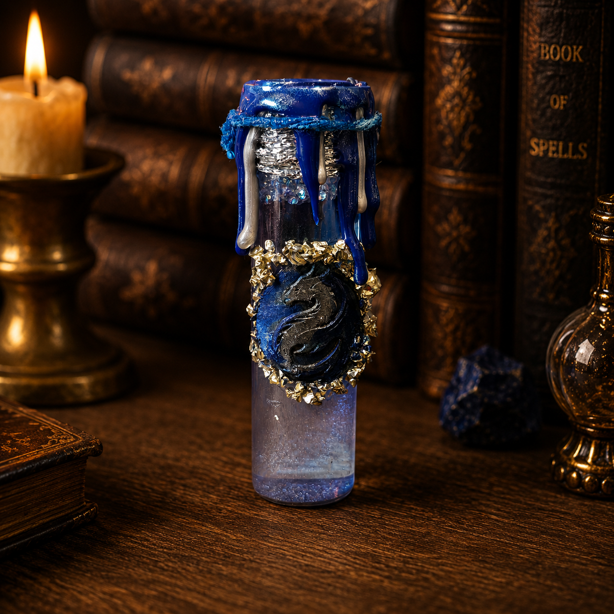 Dragon Frost Decorative Potion Bottle Prop | Dragoncore Fantasy Decor