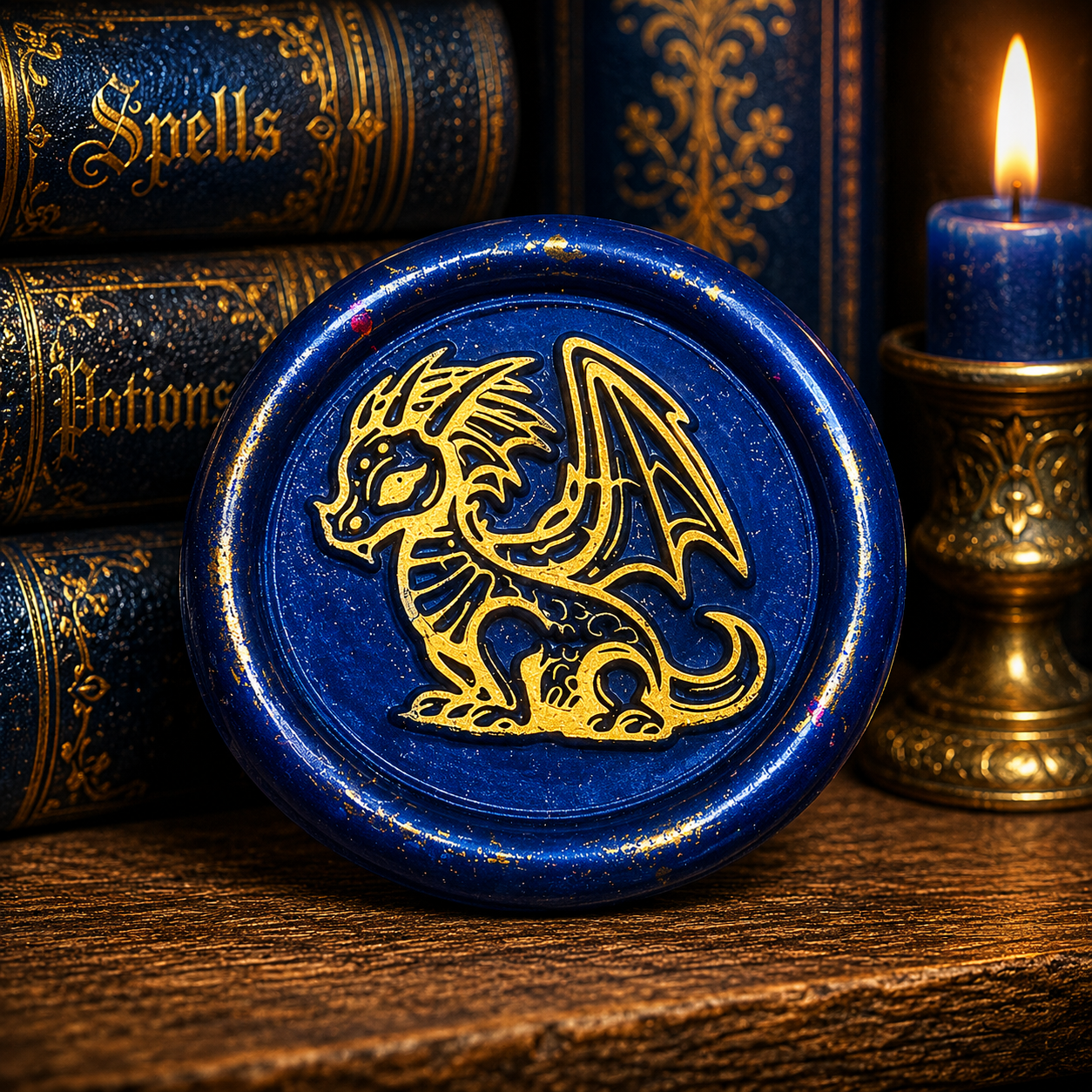 Dragon Envelope Wax Seals – Peel & Stick • Multiple Colors