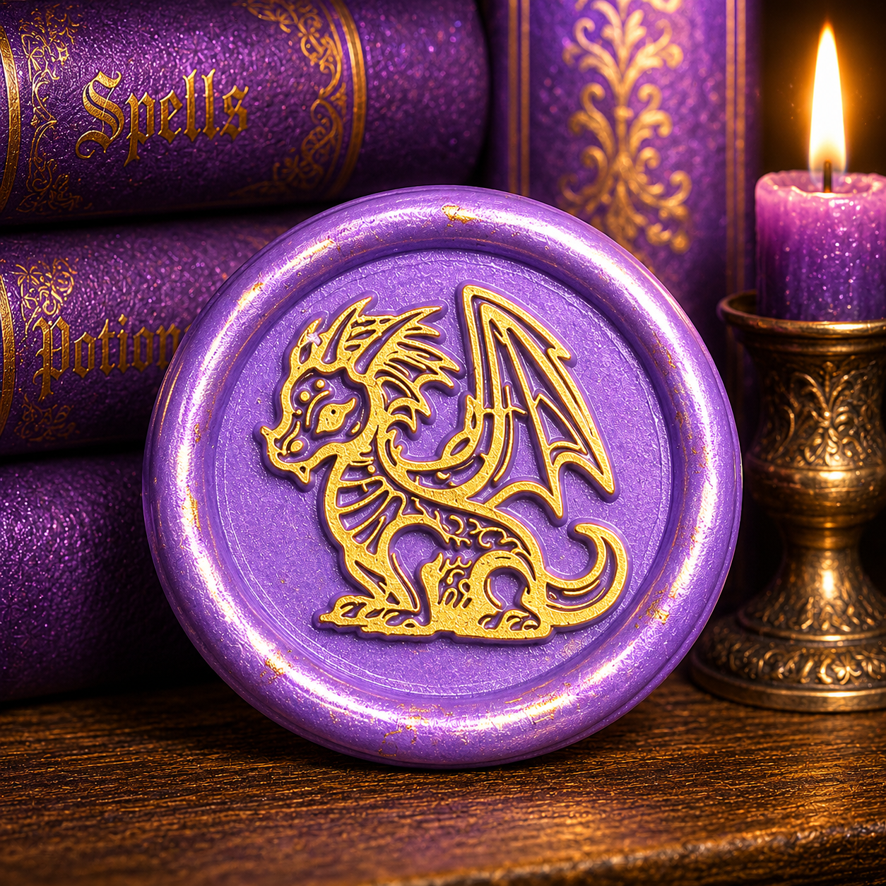 Dragon Envelope Wax Seals – Peel & Stick • Multiple Colors