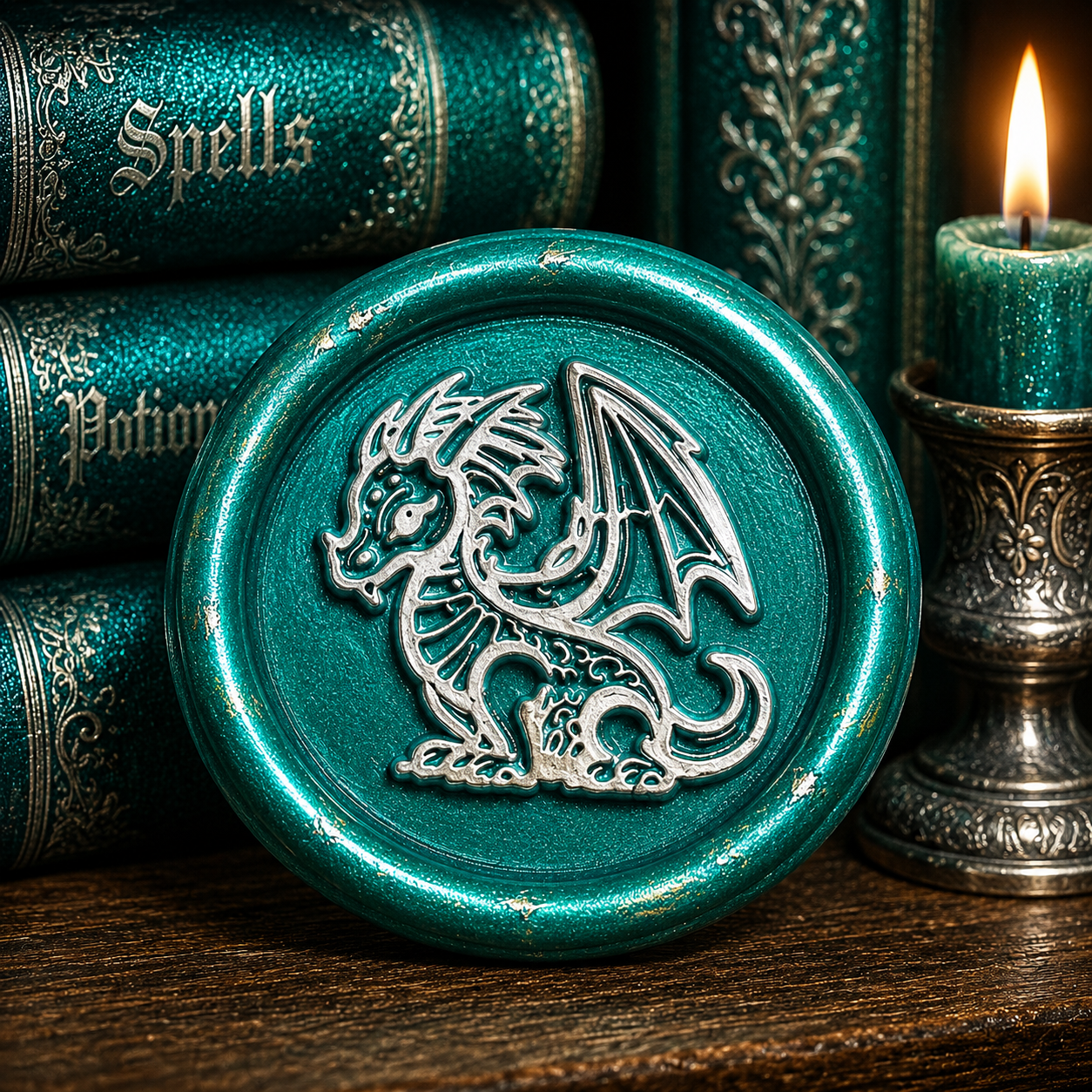 Dragon Envelope Wax Seals – Peel & Stick • Multiple Colors