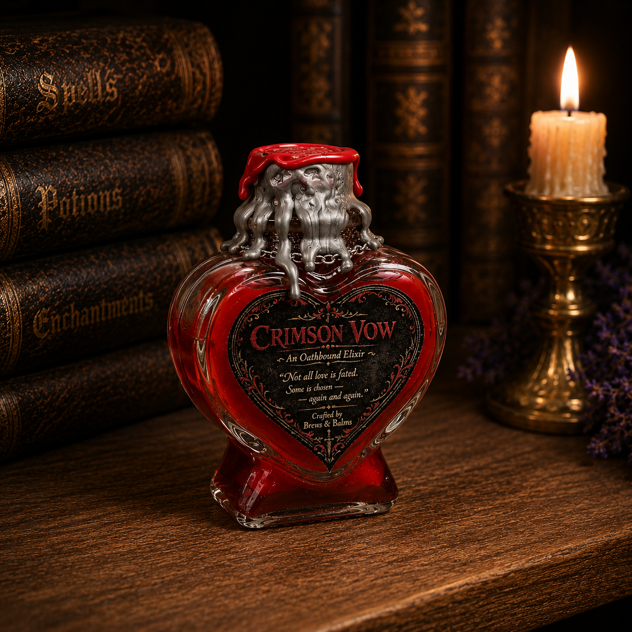 Crimson Vow An Oathbound Elixir Decorative Potion Prop