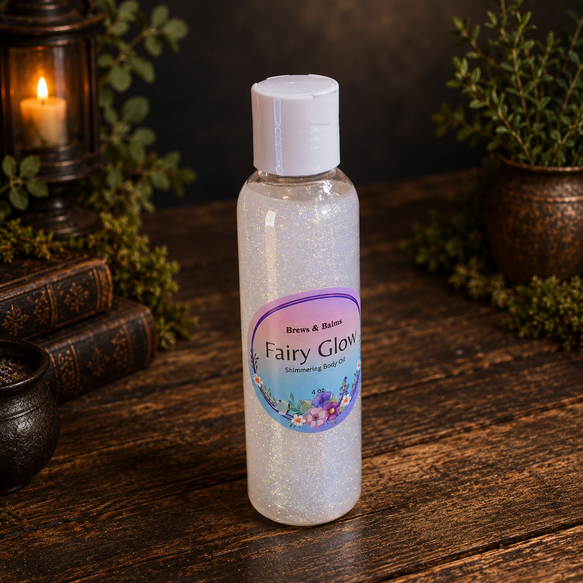 Handmade Fairy Glow Shimmering Body Oil
