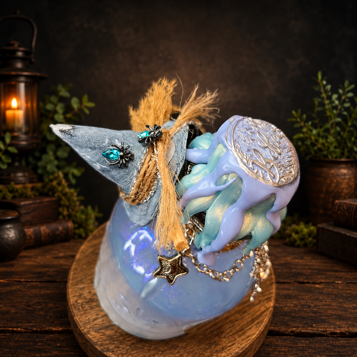 Handmade Starborn Elixir A Celestial Decorative Potion Bottle Prop