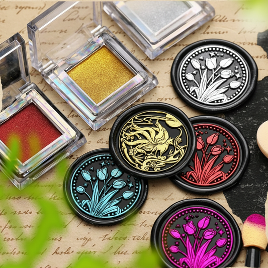 Shimmer Powder For Wax Seal Stamps, Decor Sealing Envelope Gift Wrap Metallic Luster, Easy To Use