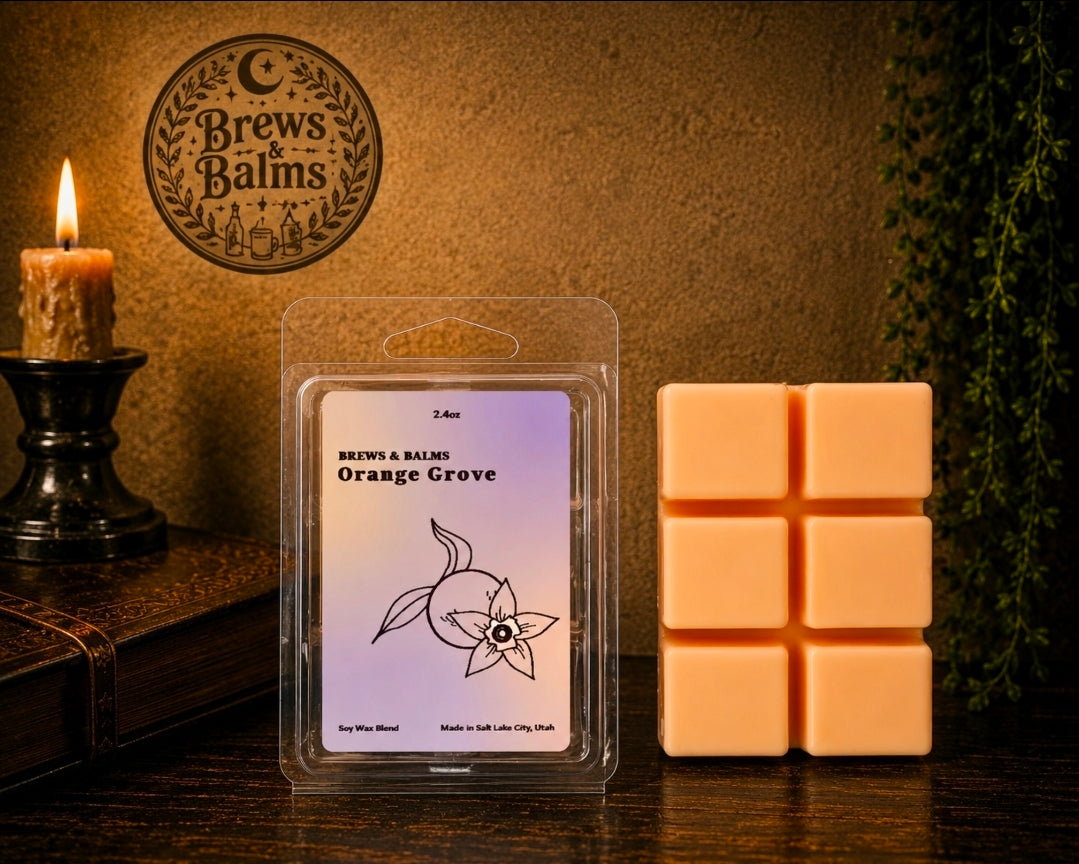 Handmade Wax Melts You Pick Scent- Orange Grove, Spring Garden, Blooming Desert, Vacation Memories