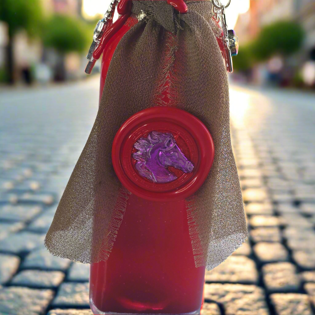 Horsehead Nebula A color changing potion, A decorative bottle prop