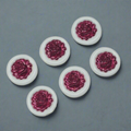 Blooming Rose Two Color Wax Seals, Set of SIX, Mulberry & Sky Light Blue, with adhesive