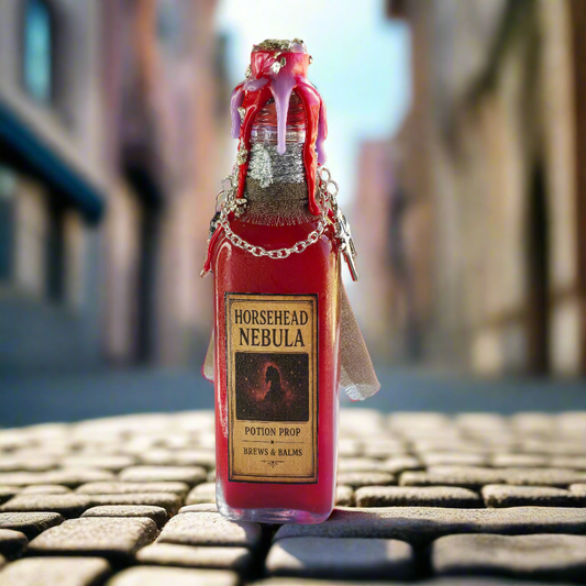 Horsehead Nebula - A color changing potion born from the stars a decorative bottle prop
