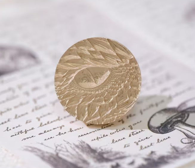 Wax Seal Stamp – Dragon Eye - Brass - For Sealing Envelopes and Gifts