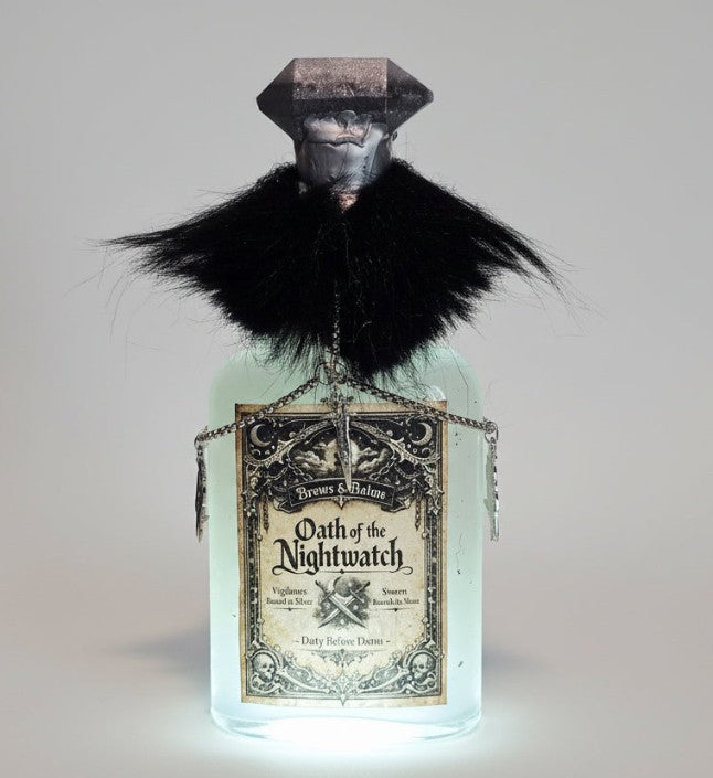 Oath of the Nightwatch Decorative Potion Bottle Prop White to Silver