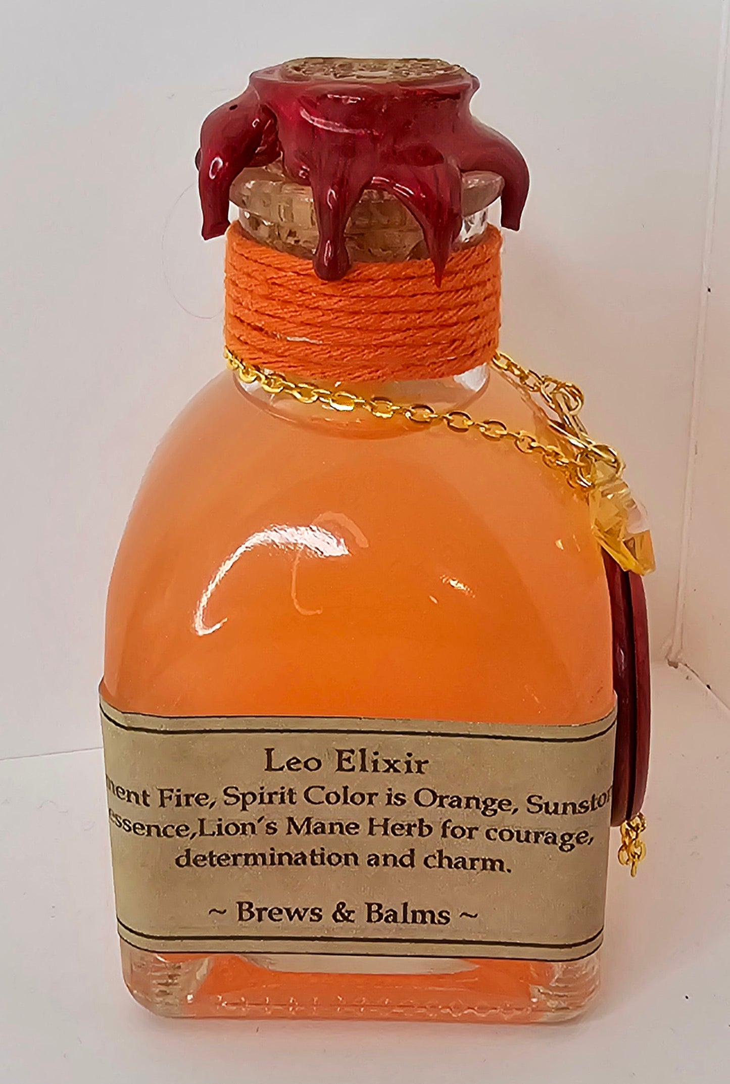 Leo Zodiac Decorative Square Bottle Potion