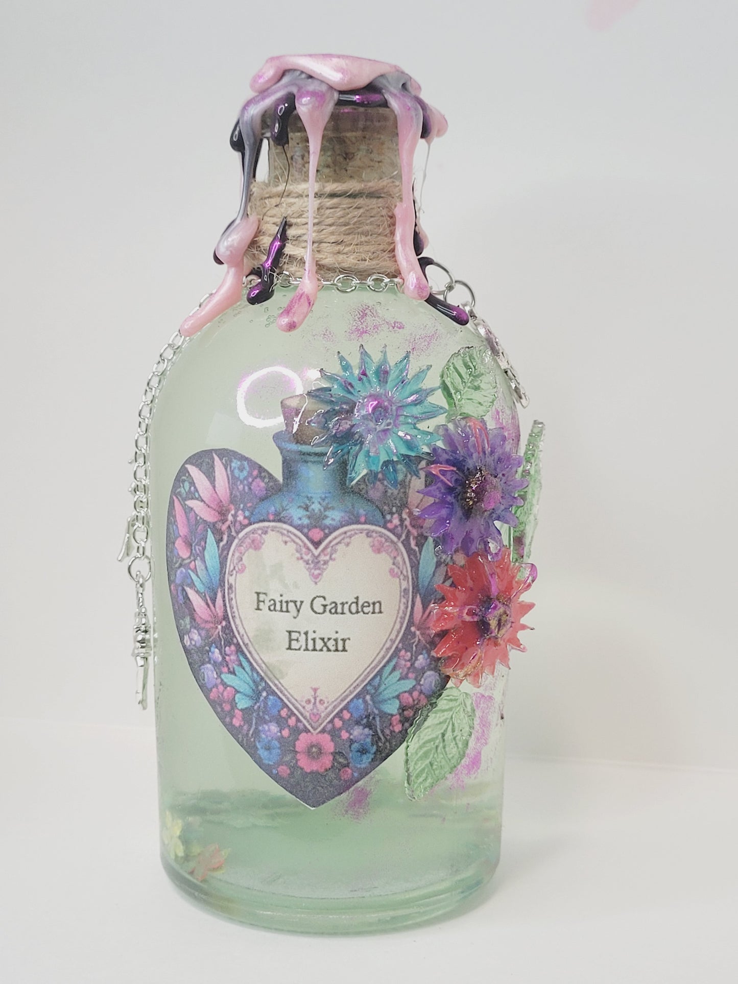 Fairy Garden Decorative Elixir Potion Bottle