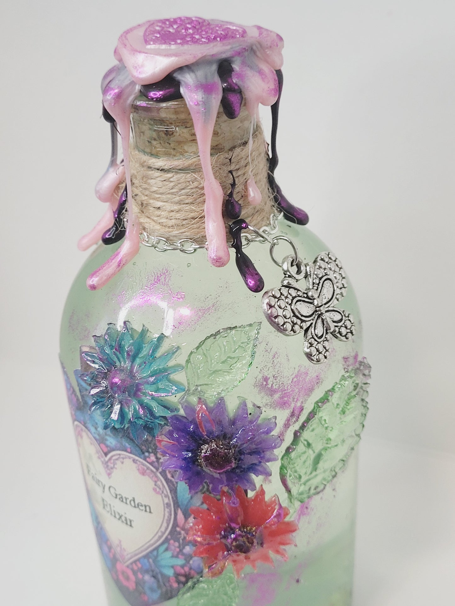 Fairy Garden Decorative Elixir Potion Bottle