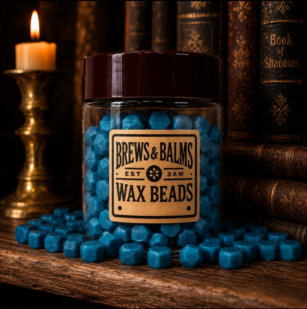 100 Count Wax Beads for Wax Sealing DIY Wax Seals - Various Colors - by Brews & Balms
