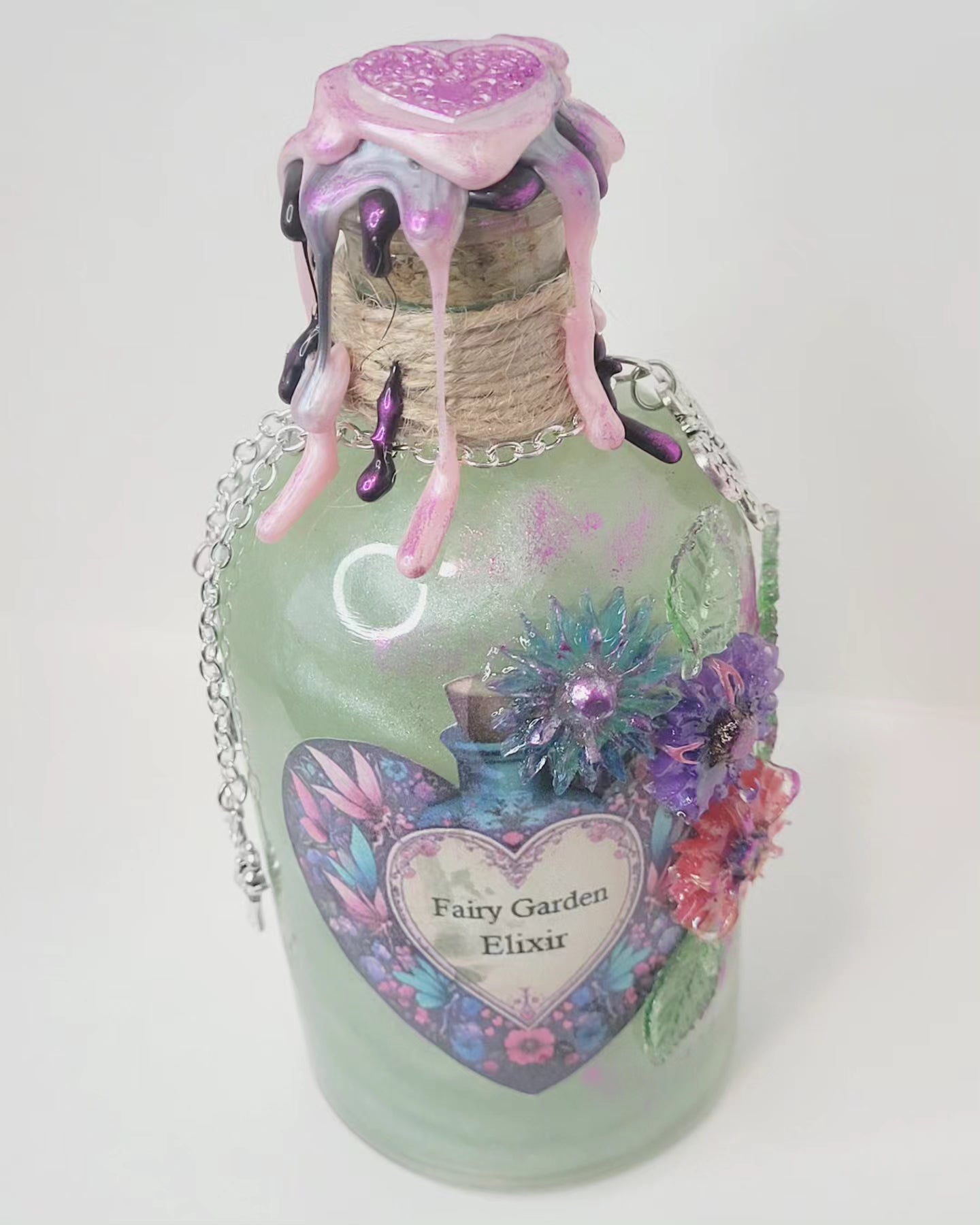 Fairy Garden Decorative Elixir Potion Bottle