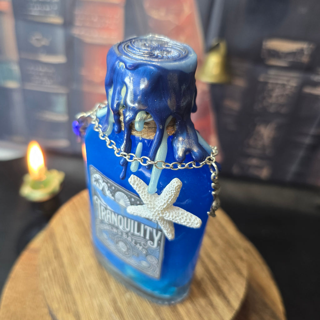 Handmade Tranquility Decorative Potion Bottle Prop Gift