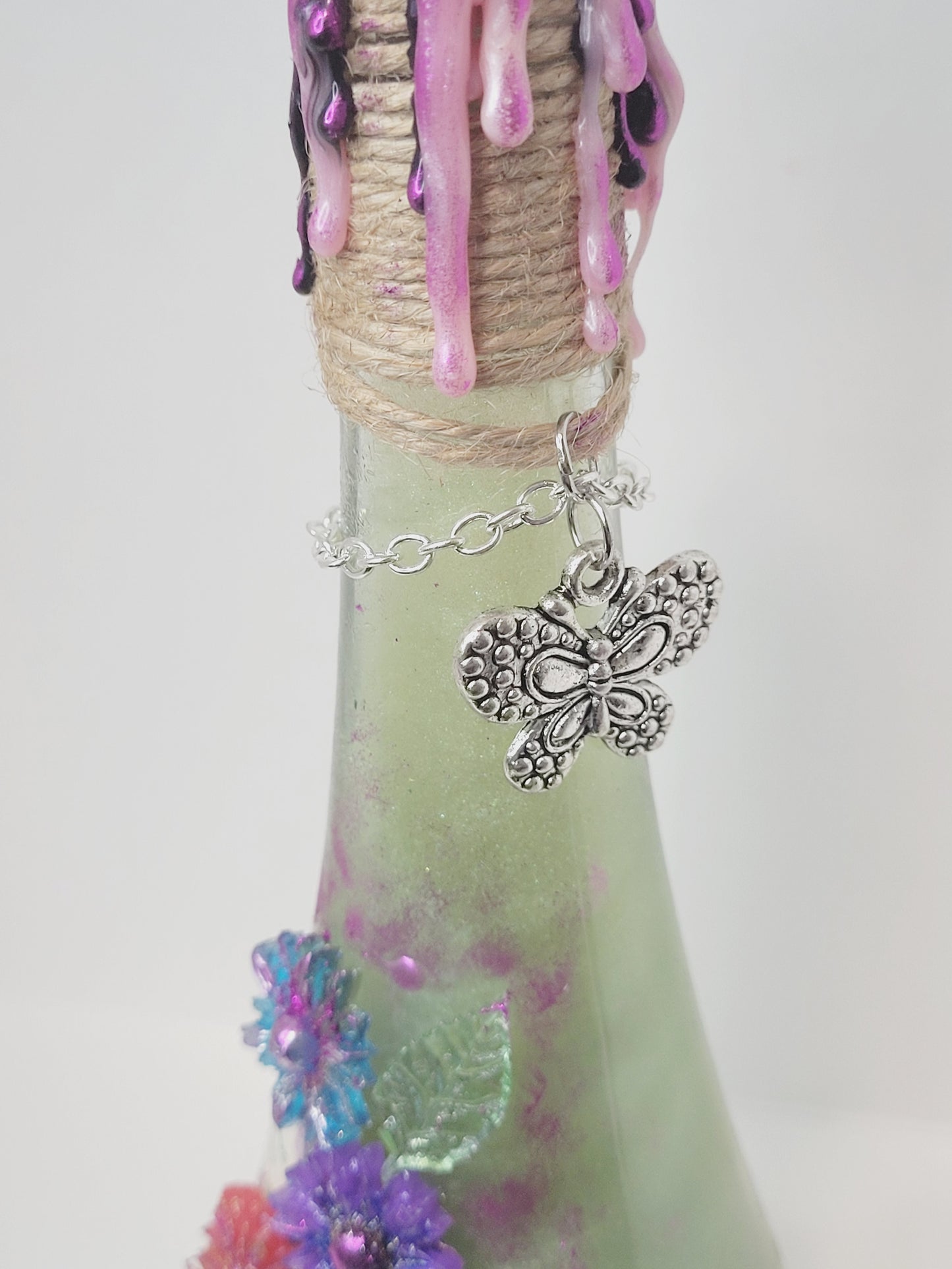 Fairy Garden Decorative Potion Teardrop Bottle