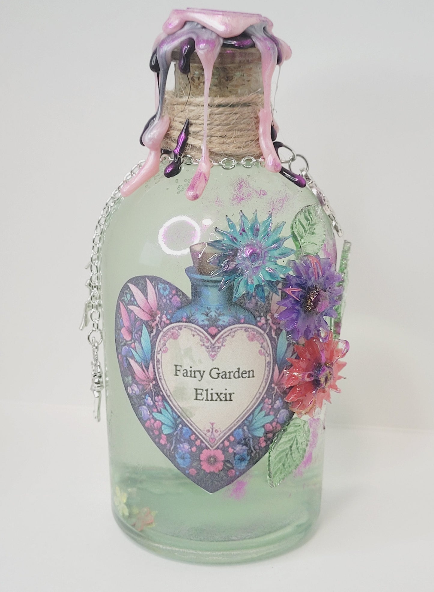 Fairy Garden Decorative Elixir Potion Bottle