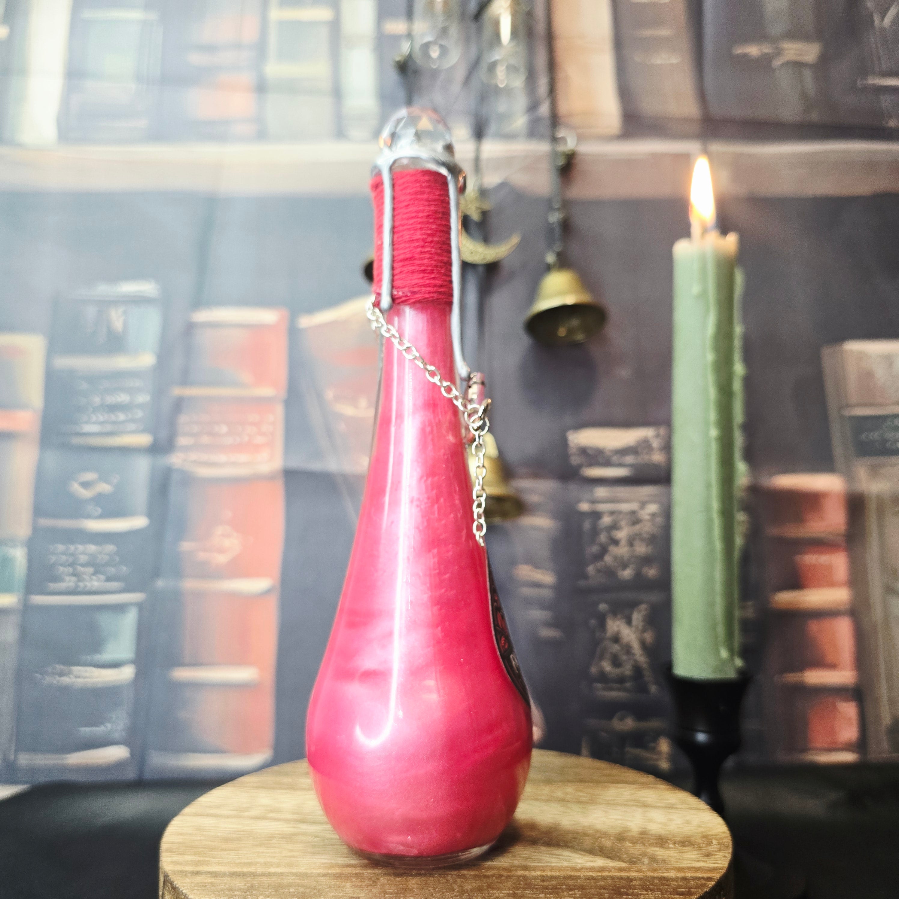 Handmade Fae Light Bloom Color Changing Decorative Potion Bottle Prop