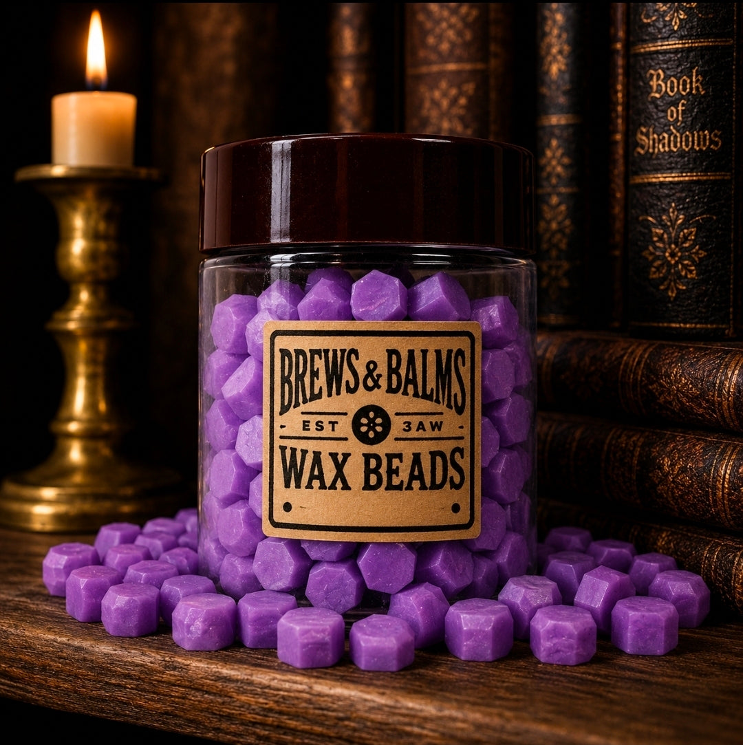 100 Count Wax Beads for Wax Sealing DIY Wax Seals - Various Colors - by Brews & Balms
