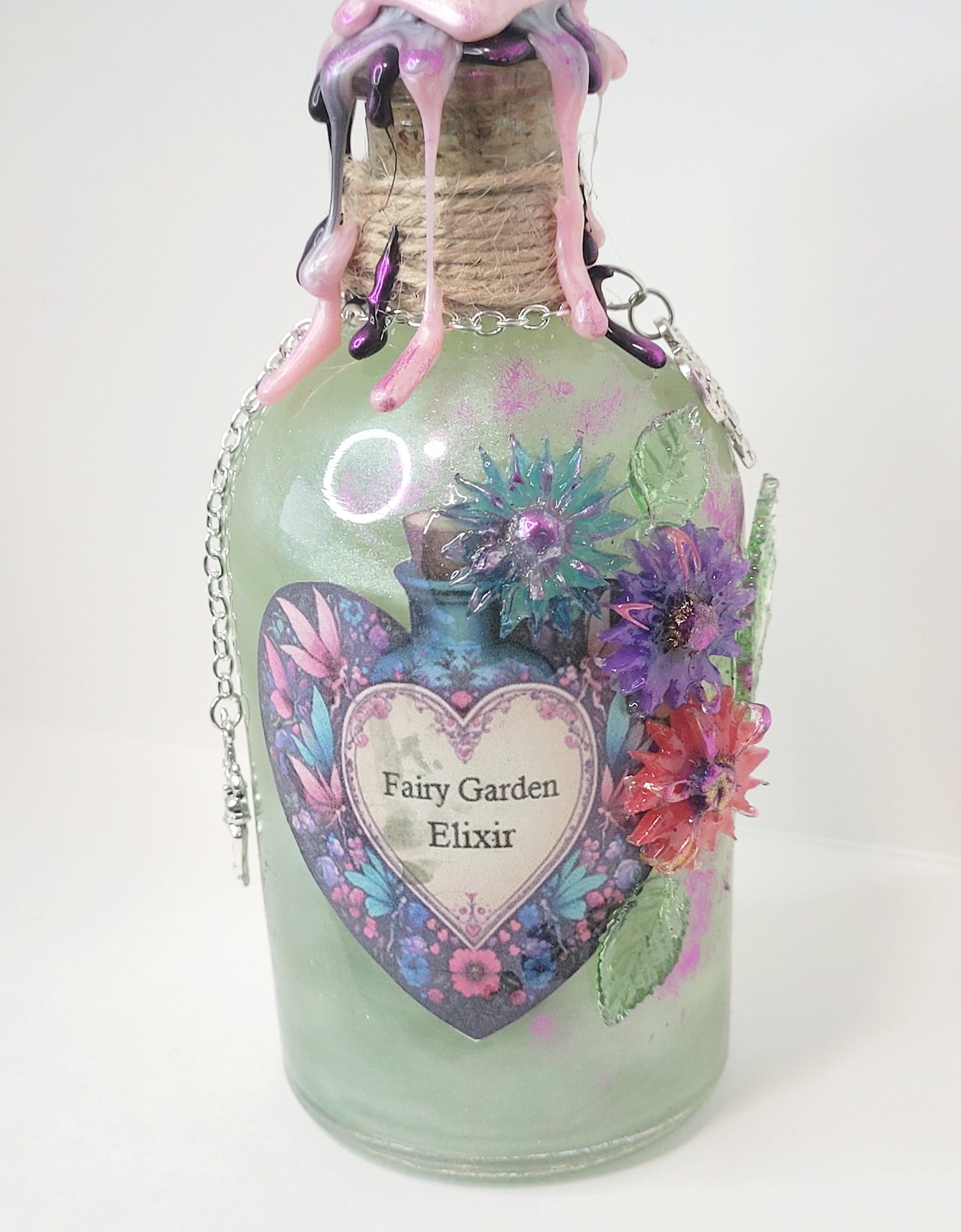 Fairy Garden Decorative Elixir Potion Bottle