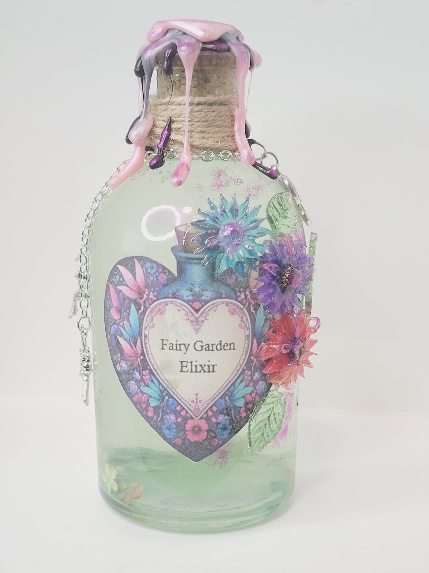 Fairy Garden Decorative Elixir Potion Bottle