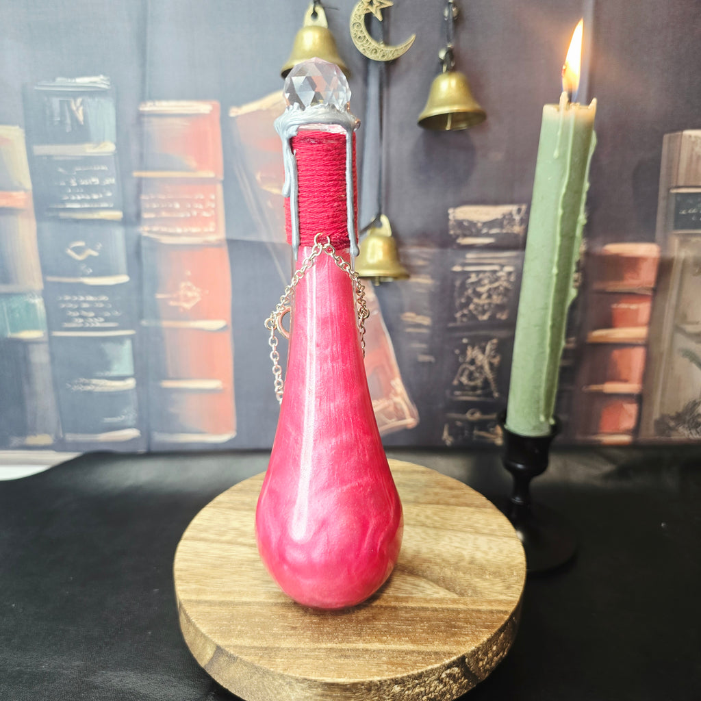 Handmade Fae Light Bloom Color Changing Decorative Potion Bottle Prop