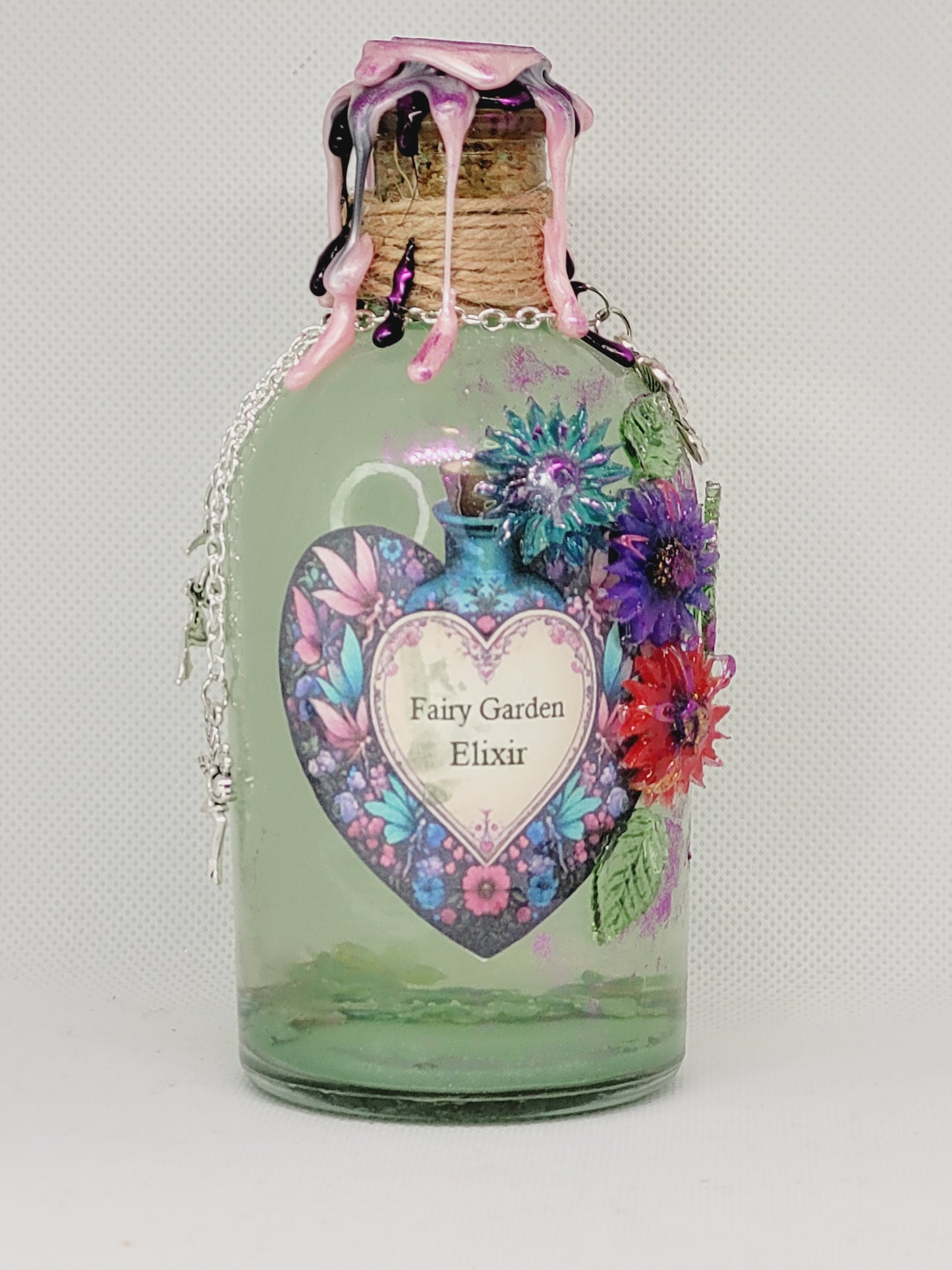 Fairy Garden Decorative Elixir Potion Bottle