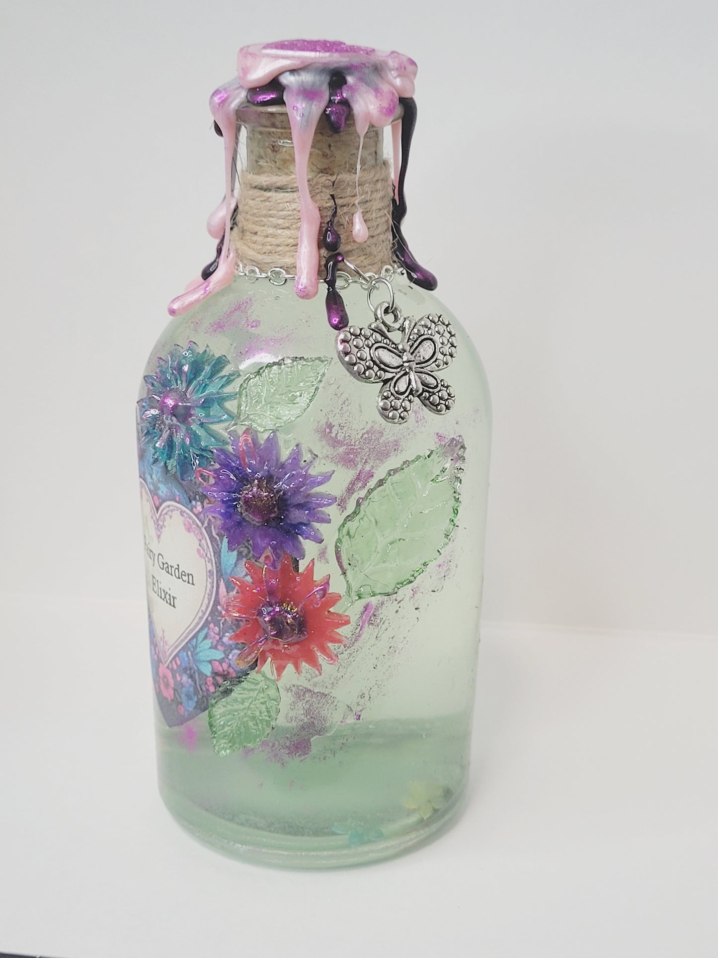 Fairy Garden Decorative Elixir Potion Bottle