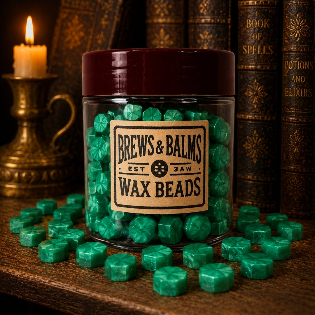 100 Count Wax Beads for Wax Sealing DIY Wax Seals - Various Colors - by Brews & Balms