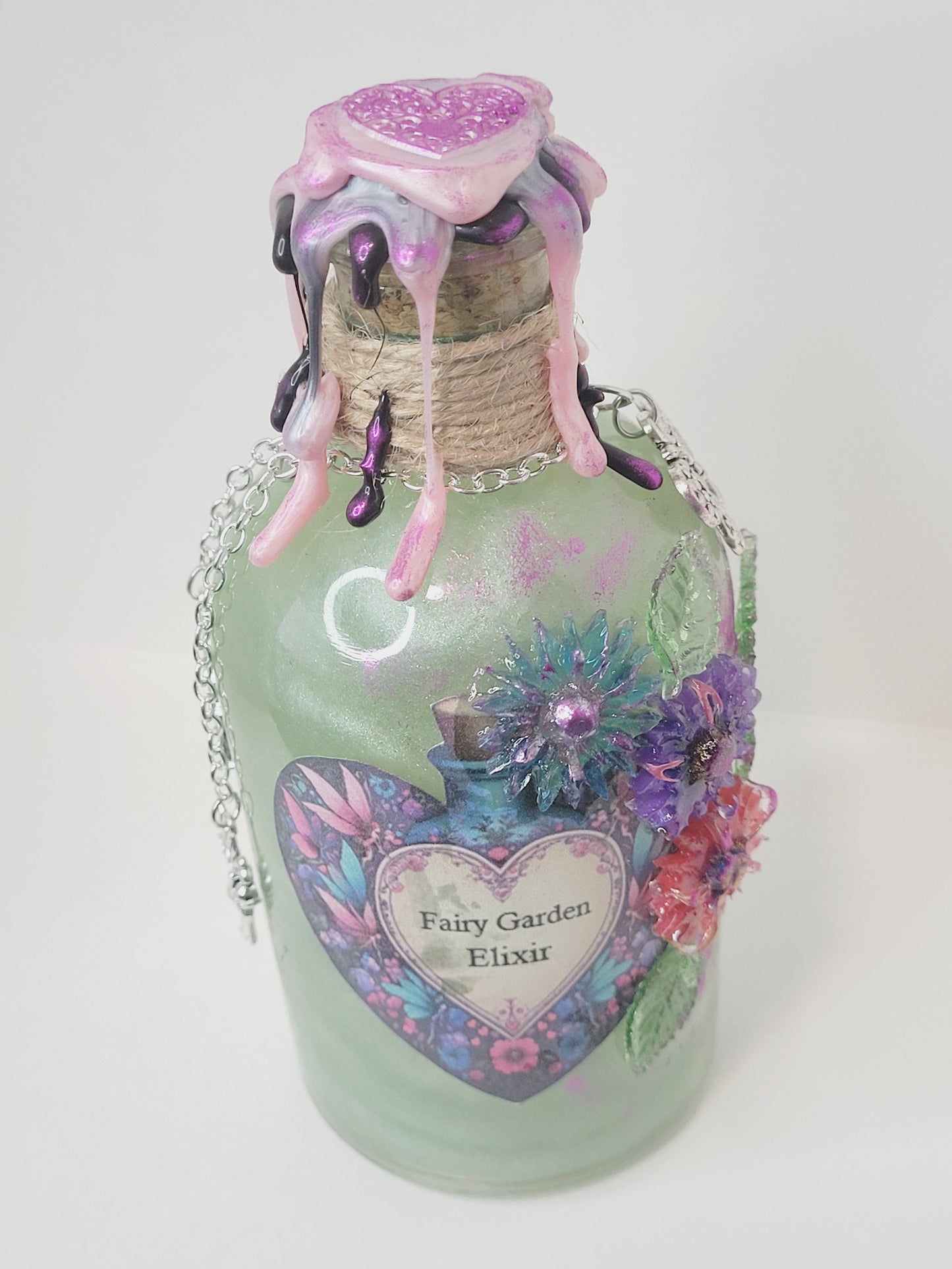 Fairy Garden Decorative Elixir Potion Bottle