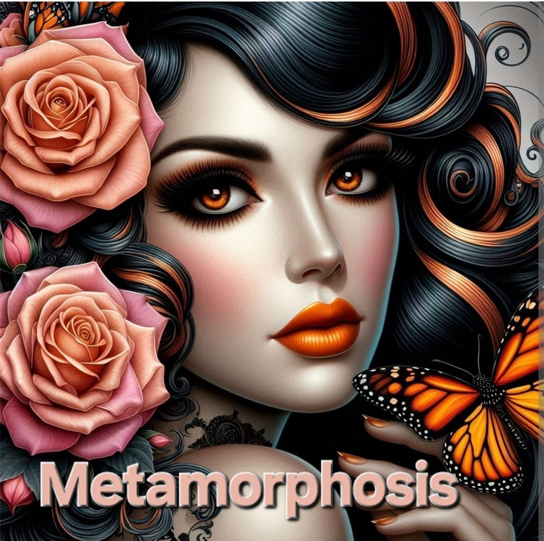 Set of 10 x Empower HER Stickers -Elevate,Visionary,Courageous,Brave,Resilient,Metamorphosis,Fierce,Unstoppable,Empowered,Fearless