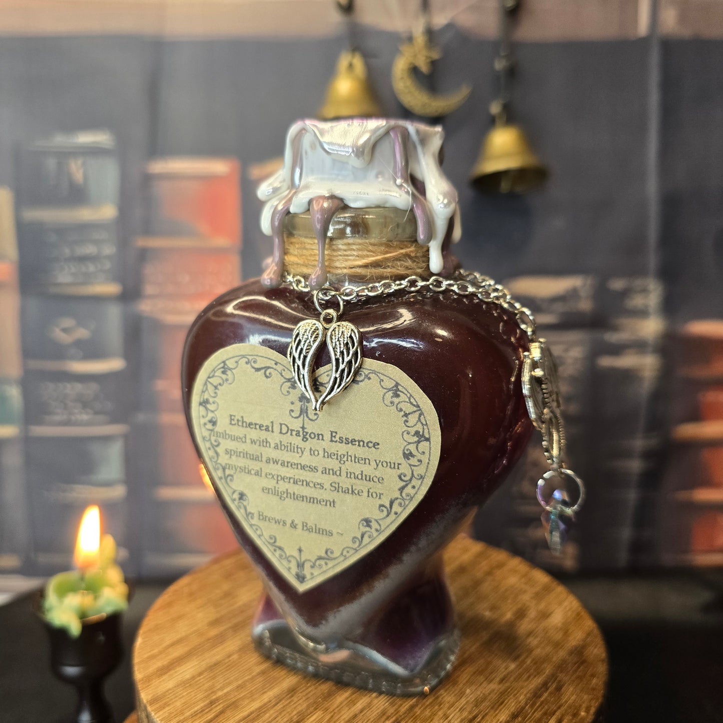 Ethereal Dragon Essence, A Color Changing Potion Bottle Prop