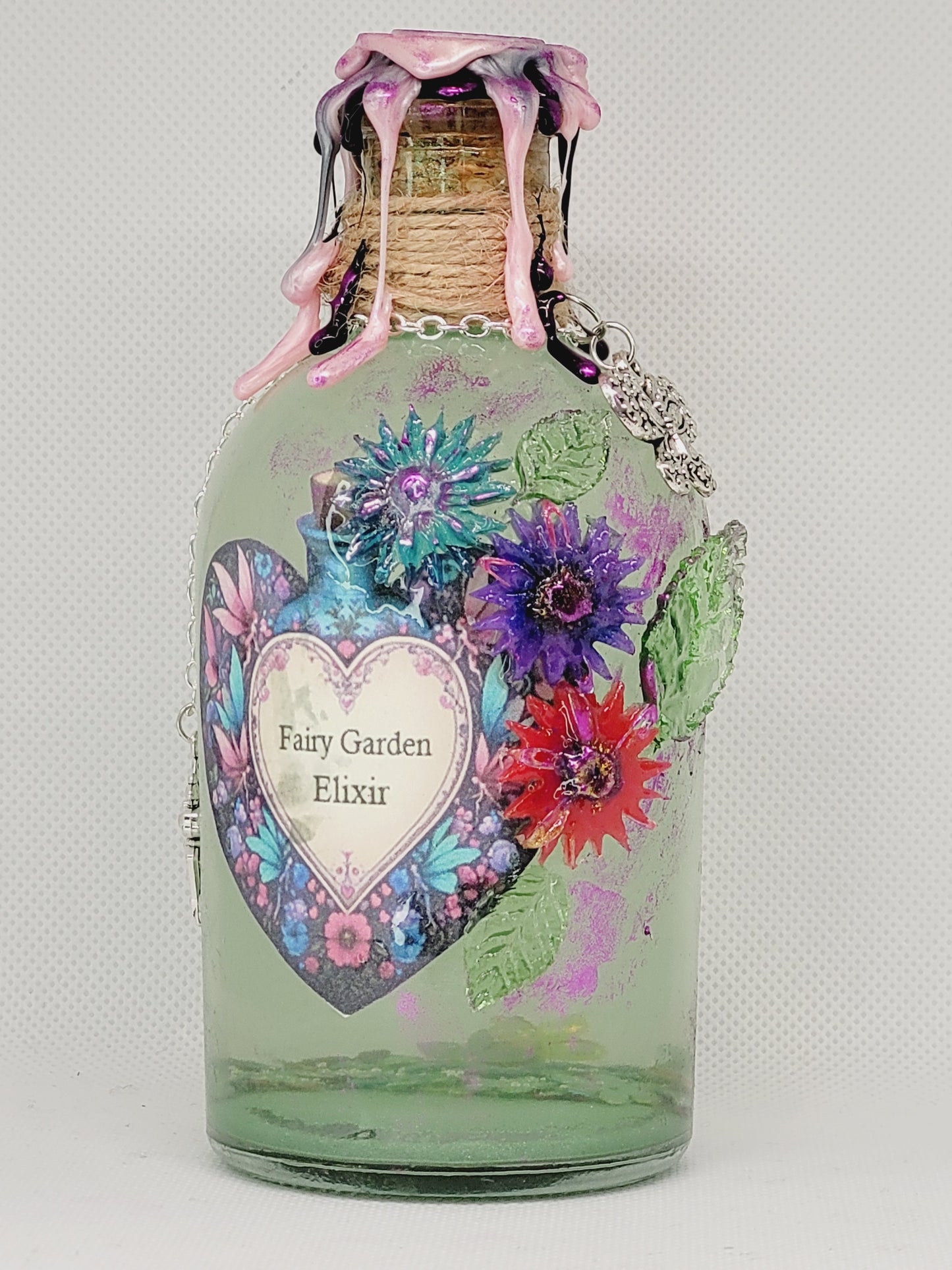 Fairy Garden Decorative Elixir Potion Bottle