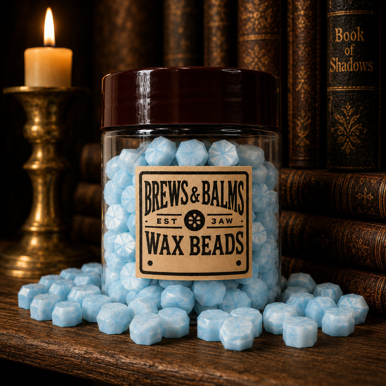 100 Count Wax Beads for Wax Sealing DIY Wax Seals - Various Colors - by Brews & Balms