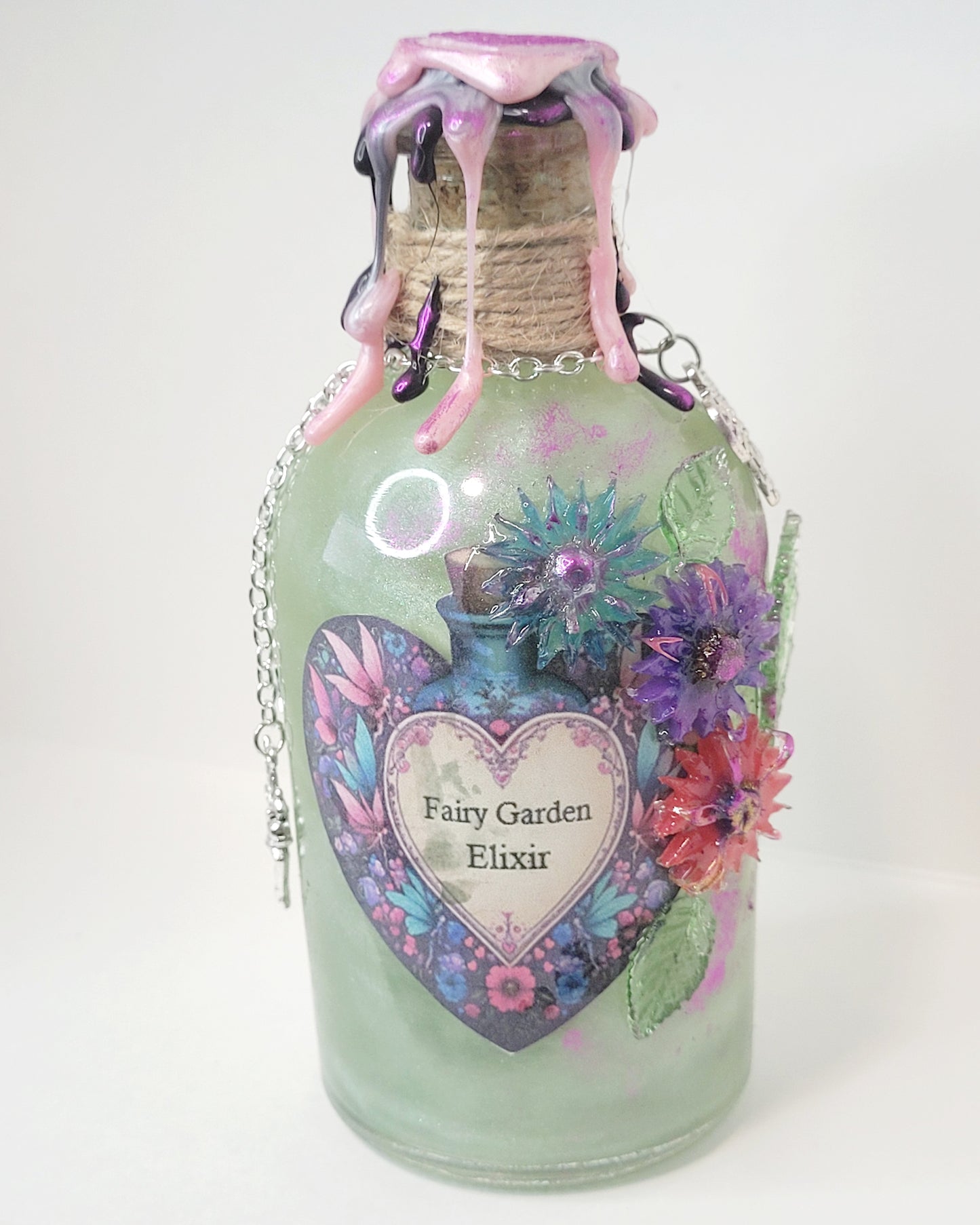 Fairy Garden Decorative Elixir Potion Bottle