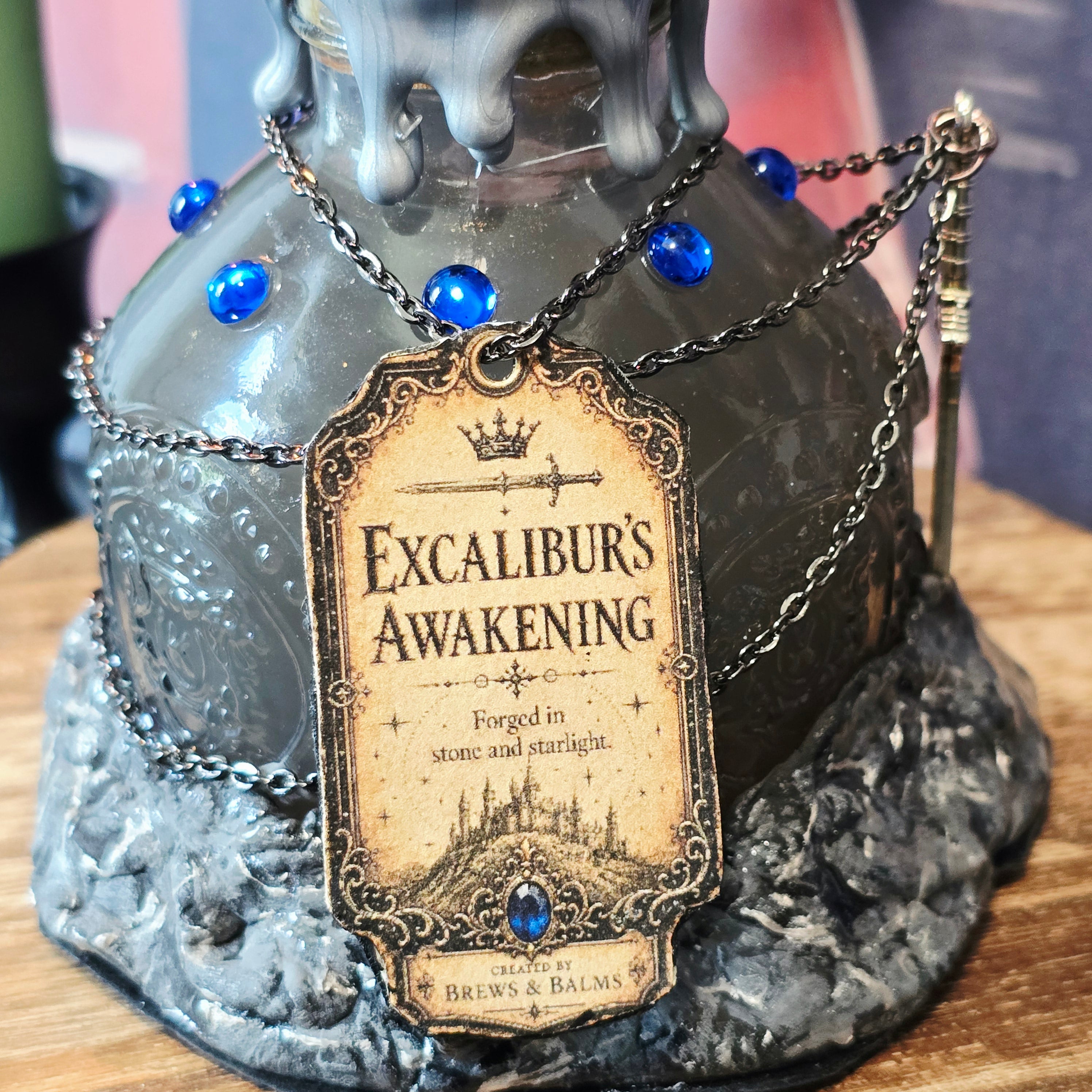 Excalibur’s Awakening | Color Changing Fantasy Potion Bottle