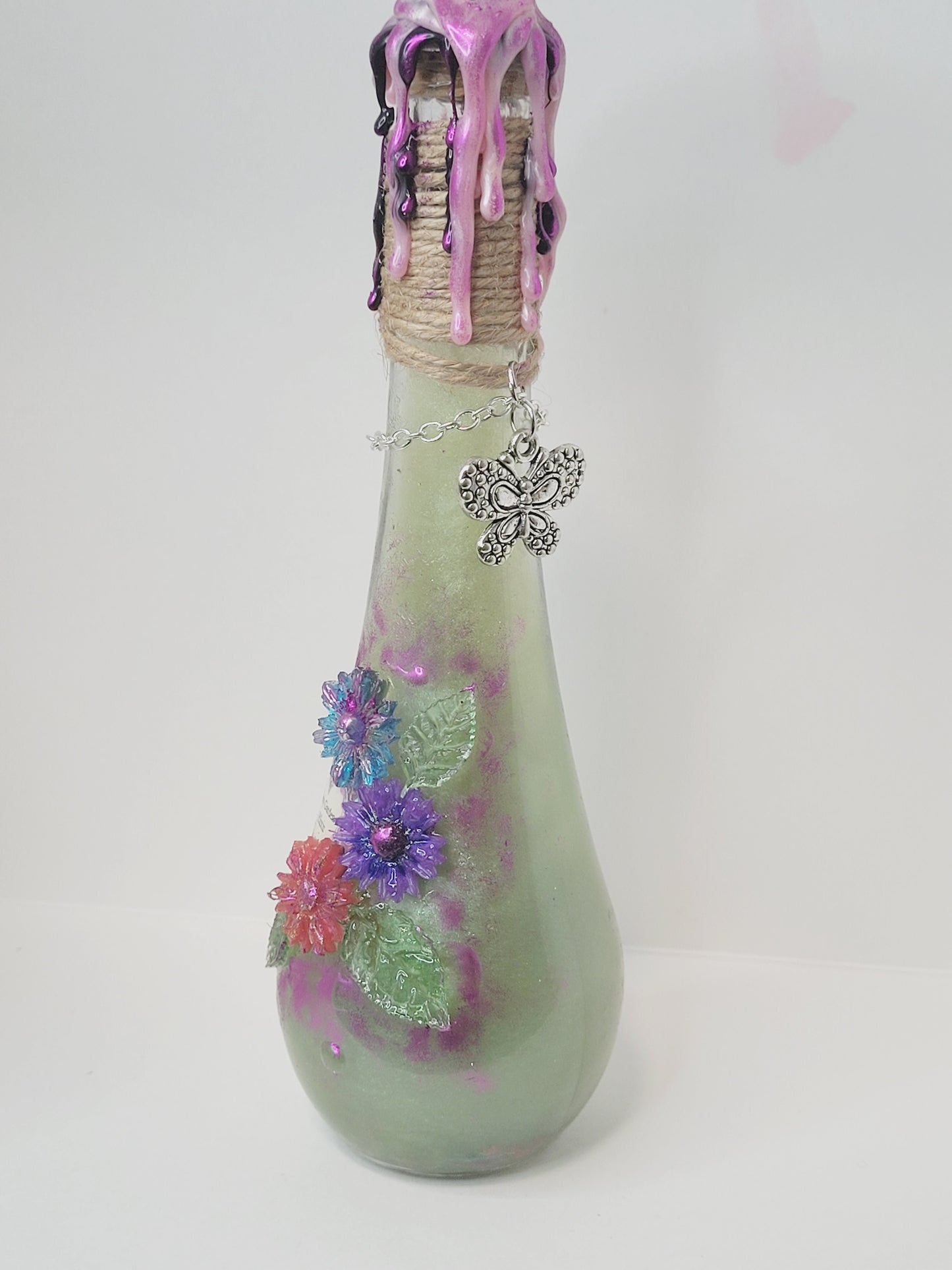 Fairy Garden Decorative Potion Teardrop Bottle