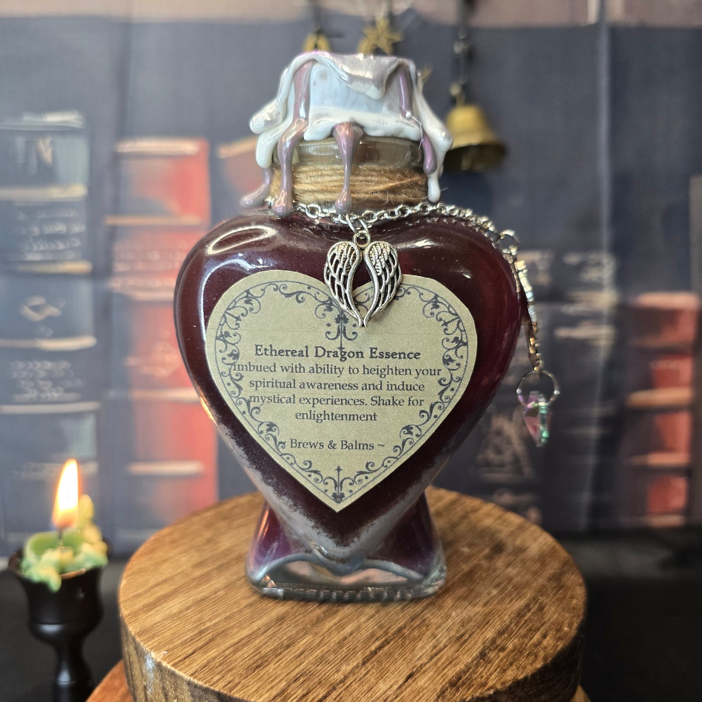 Ethereal Dragon Essence, A Color Changing Potion Bottle Prop