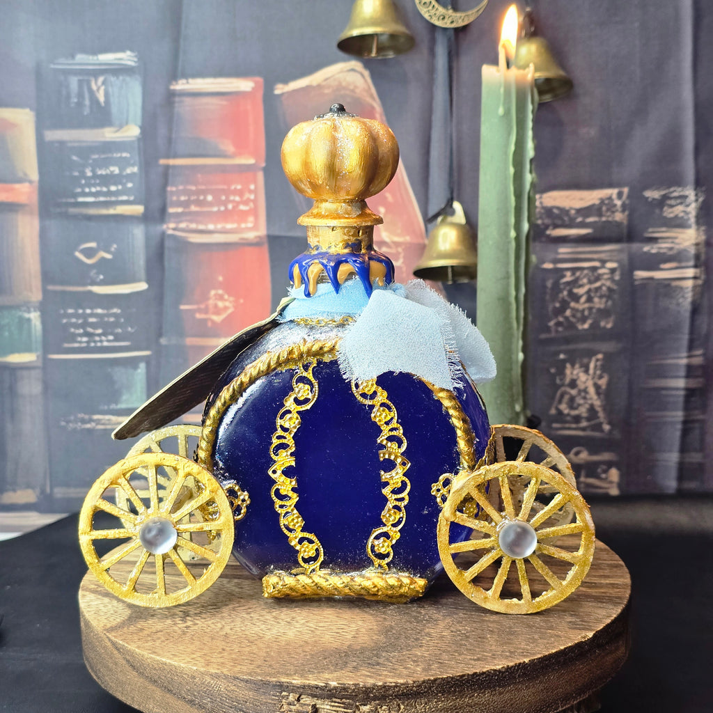 Handmade Enchanted – Midnight Carriage Elixir Decorative Color-Changing Potion Bottle