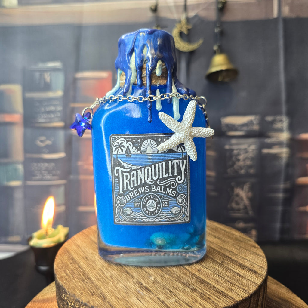 Handmade Tranquility Decorative Potion Bottle Prop Gift