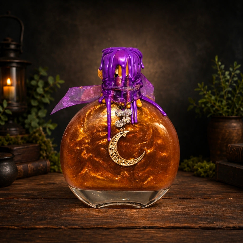 Handmade MAGIC Color Changing Decorative Potion Bottle | Fantasy Potion Prop | Brews & Balms