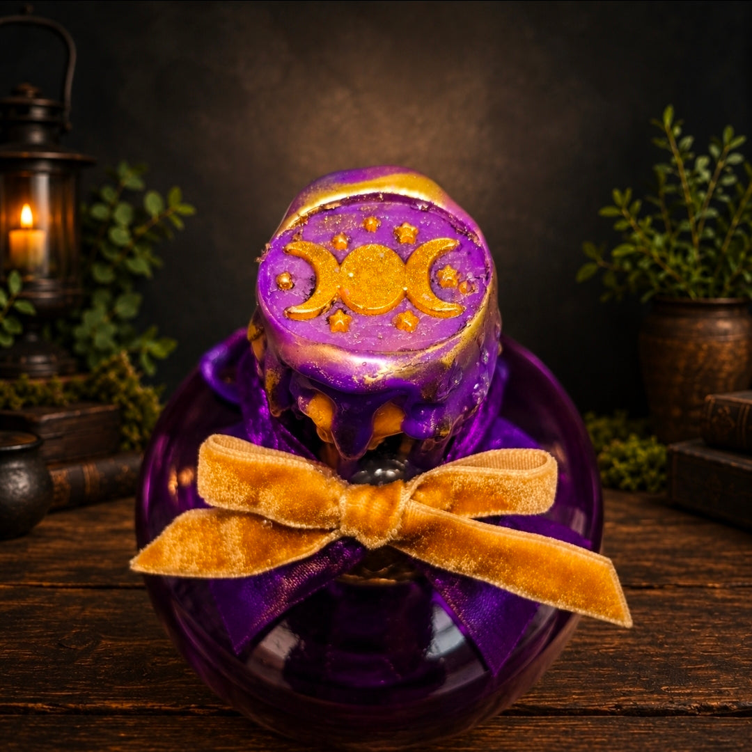 Handmade MAGIC Color Changing Decorative Potion Bottle | Fantasy Potion Prop | Brews & Balms