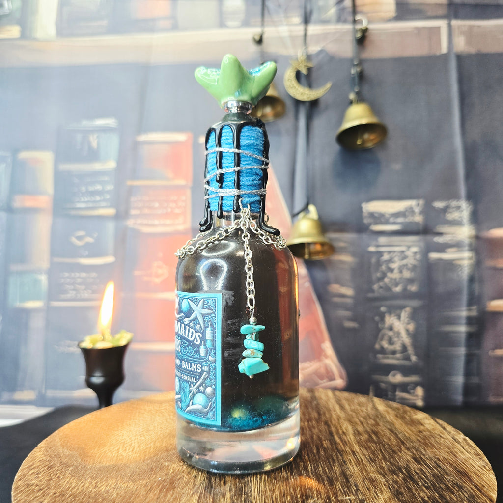 Handmade Mermaids Kiss Color Changing Decorative Potion Bottle Prop