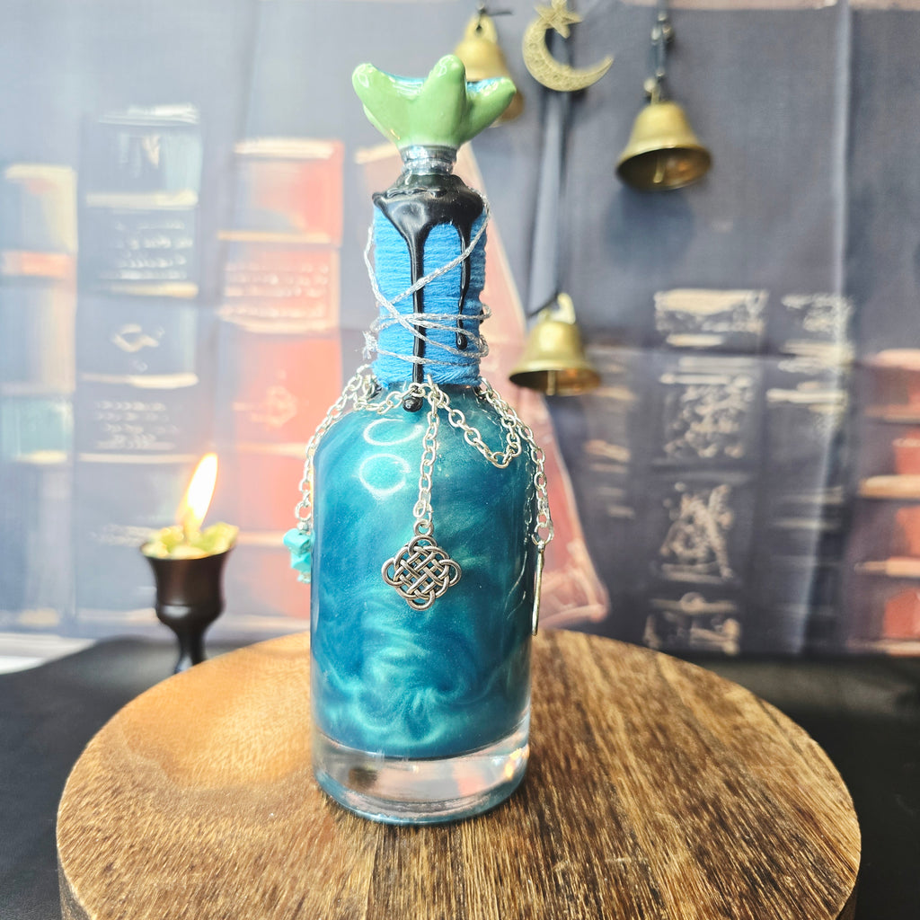Handmade Mermaids Kiss Color Changing Decorative Potion Bottle Prop