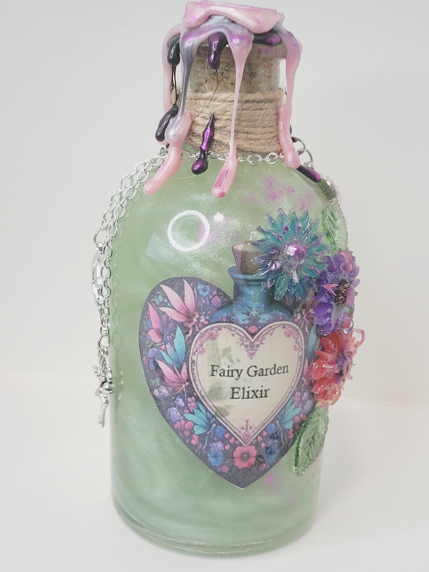 Fairy Garden Decorative Elixir Potion Bottle