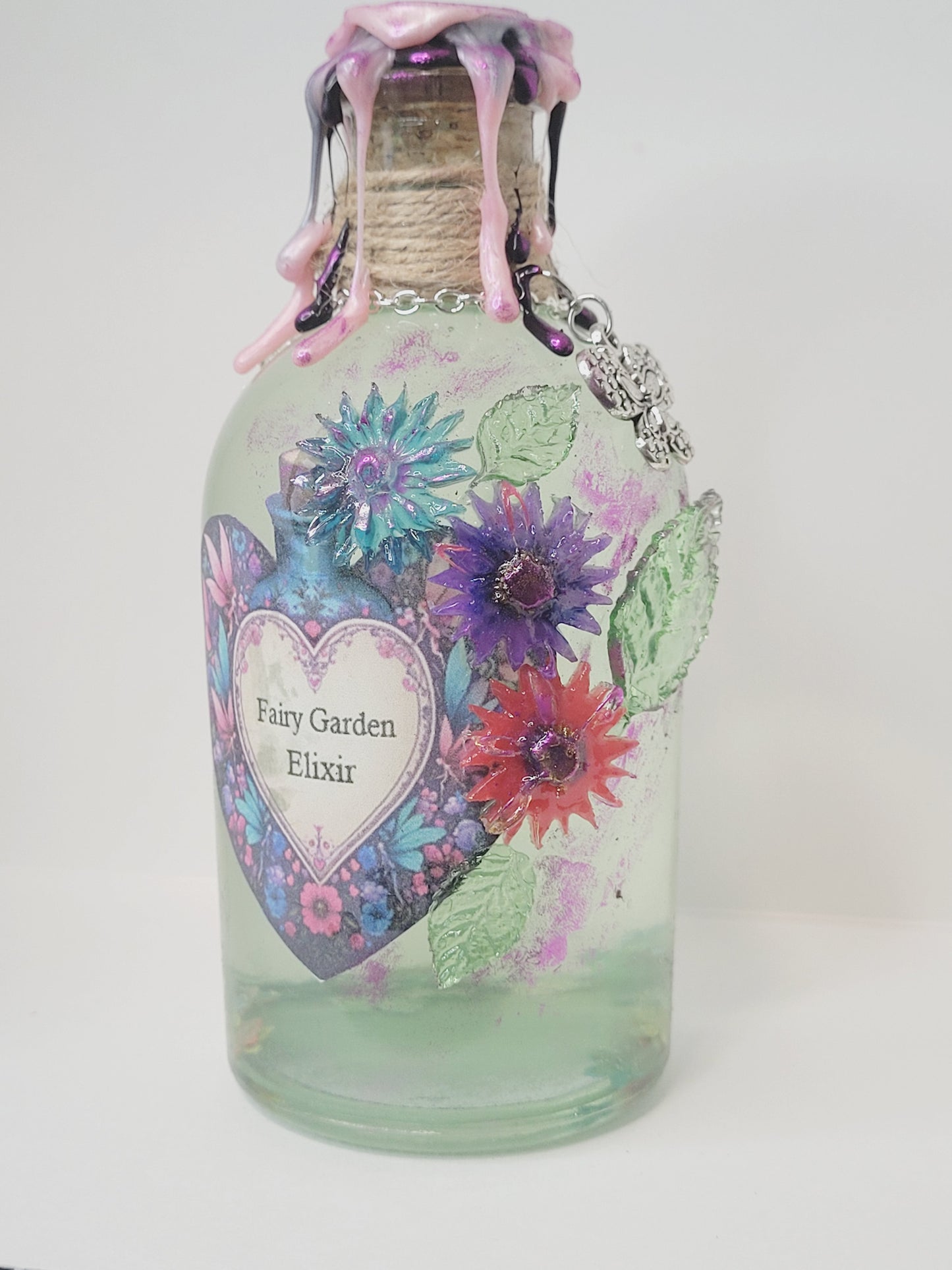 Fairy Garden Decorative Elixir Potion Bottle