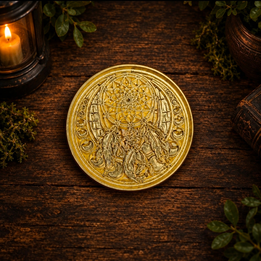 Wax Seal Stamp – Dream Catcher - Brass - For Sealing Envelopes and Gifts