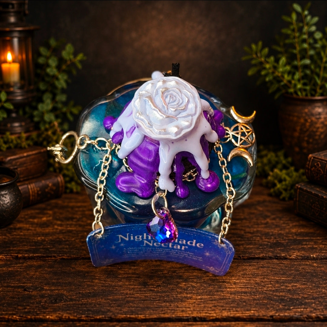 Handmade Nightshade Nectar Color Changing Decorative Bottle Potion Prop